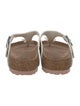 Birkenstock Vegan Leather Animal Print Slides