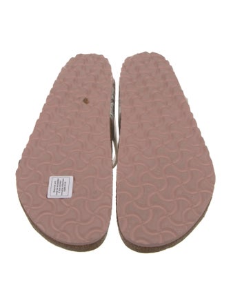 Birkenstock Vegan Leather Animal Print Slides