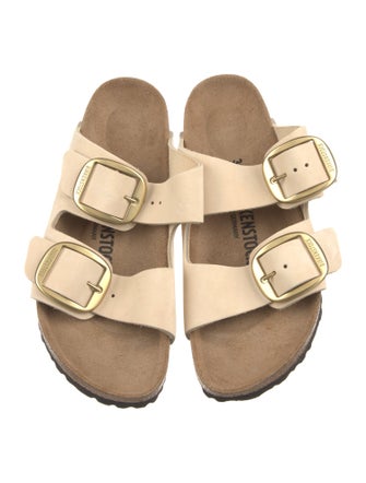 Birkenstock Nubuck Animal Print Slides