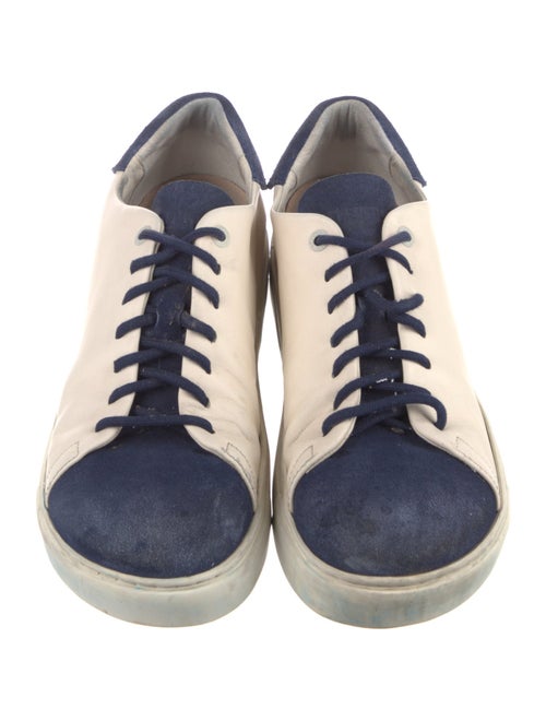 Birkenstock Leather Colorblock Pattern Sneakers