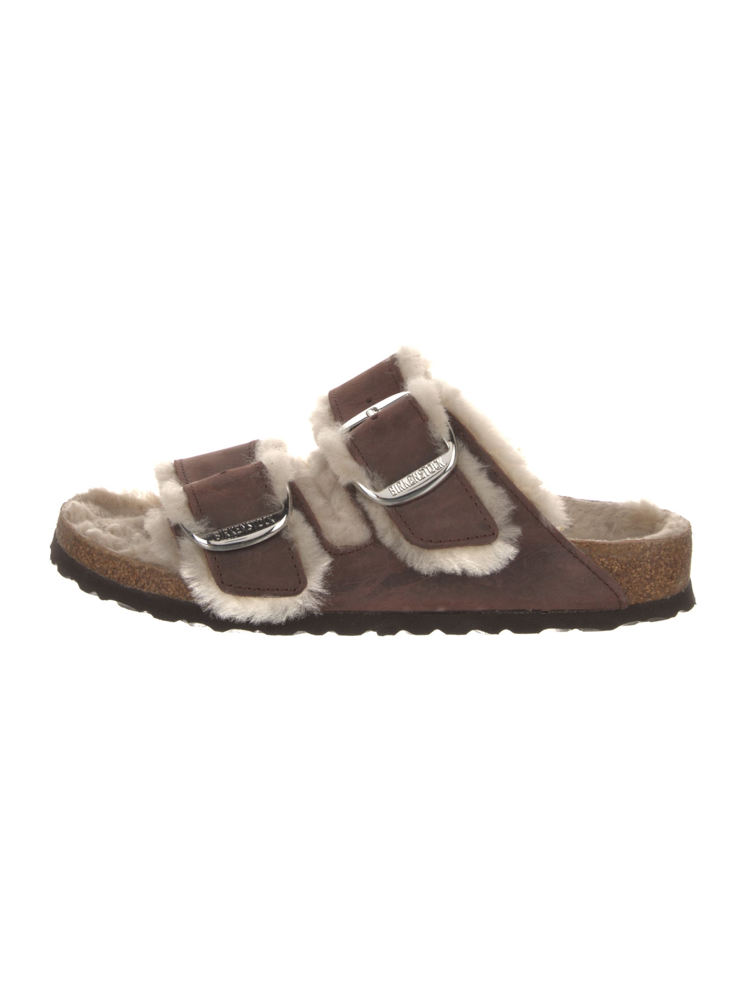 Birkenstock Suede Colorblock Pattern Slides