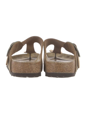 Birkenstock Suede T-Strap Sandals