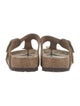 Birkenstock Suede T-Strap Sandals