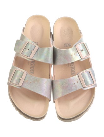 Birkenstock Vegan Leather Printed Slides