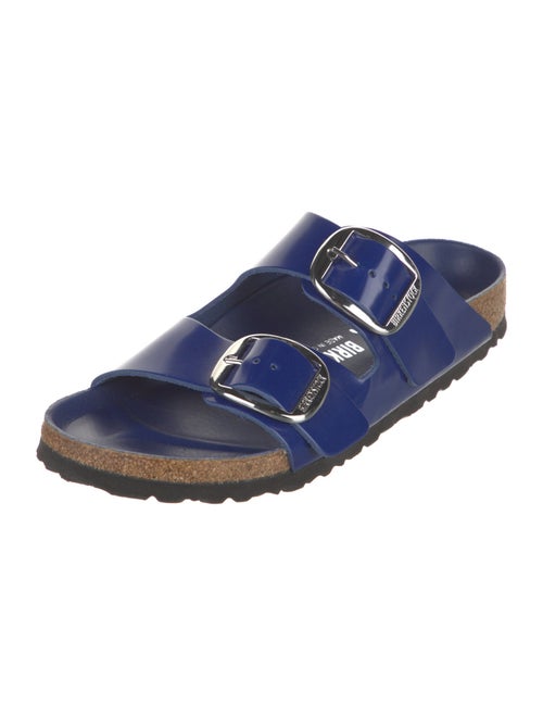 Birkenstock Patent Leather Cutout Accent Slides