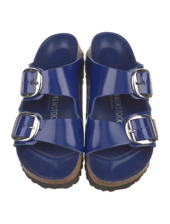 Birkenstock Patent Leather Cutout Accent Slides