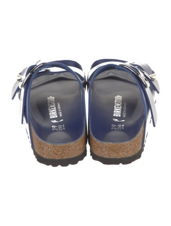 Birkenstock Patent Leather Cutout Accent Slides