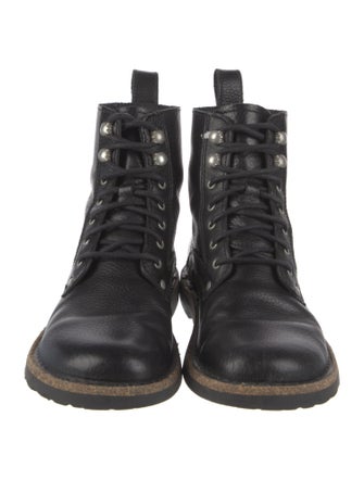 Birkenstock Leather Combat Boots