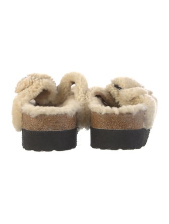 Birkenstock Shearling Slides
