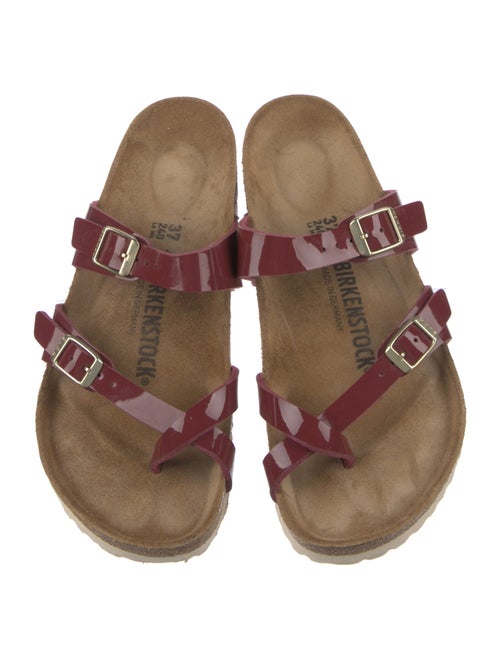 Birkenstock Leather Colorblock Pattern Espadrilles