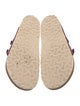 Birkenstock Leather Colorblock Pattern Espadrilles