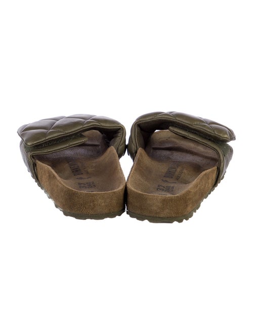 Birkenstock Quilted Pattern Leather Slides