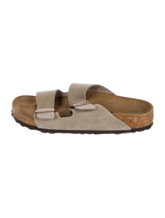 Birkenstock Suede Colorblock Pattern Espadrilles