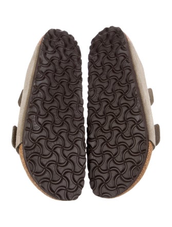 Birkenstock Suede Colorblock Pattern Espadrilles