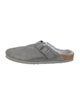 Birkenstock Suede Chain-Link Accents Mules