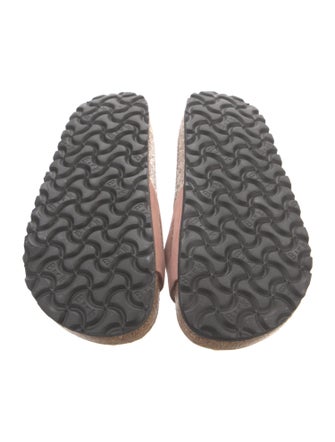 Birkenstock Suede Printed Slides