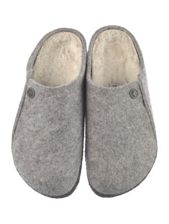 Birkenstock Wool Fur Trim Mules