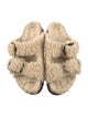 Birkenstock Shearling Slides