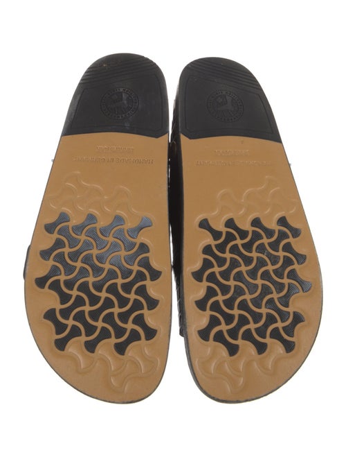 Birkenstock Embossed Leather Slides