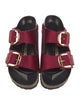 Birkenstock Velvet Colorblock Pattern Slides