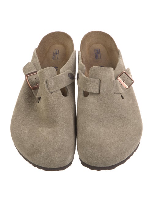 Birkenstock Suede Colorblock Pattern Mules