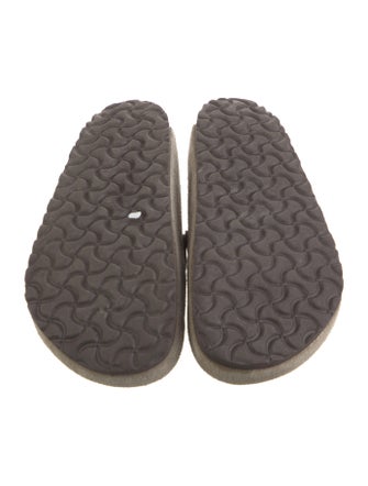 Birkenstock Suede Colorblock Pattern Mules