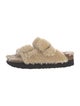 Birkenstock Shearling Slides