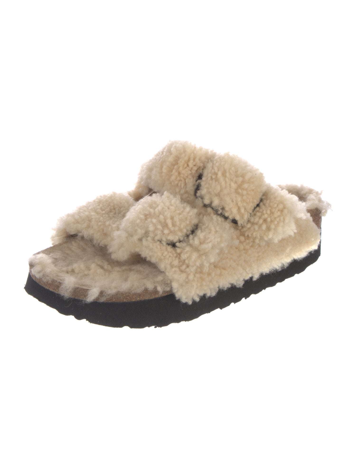 Birkenstock Shearling Slides