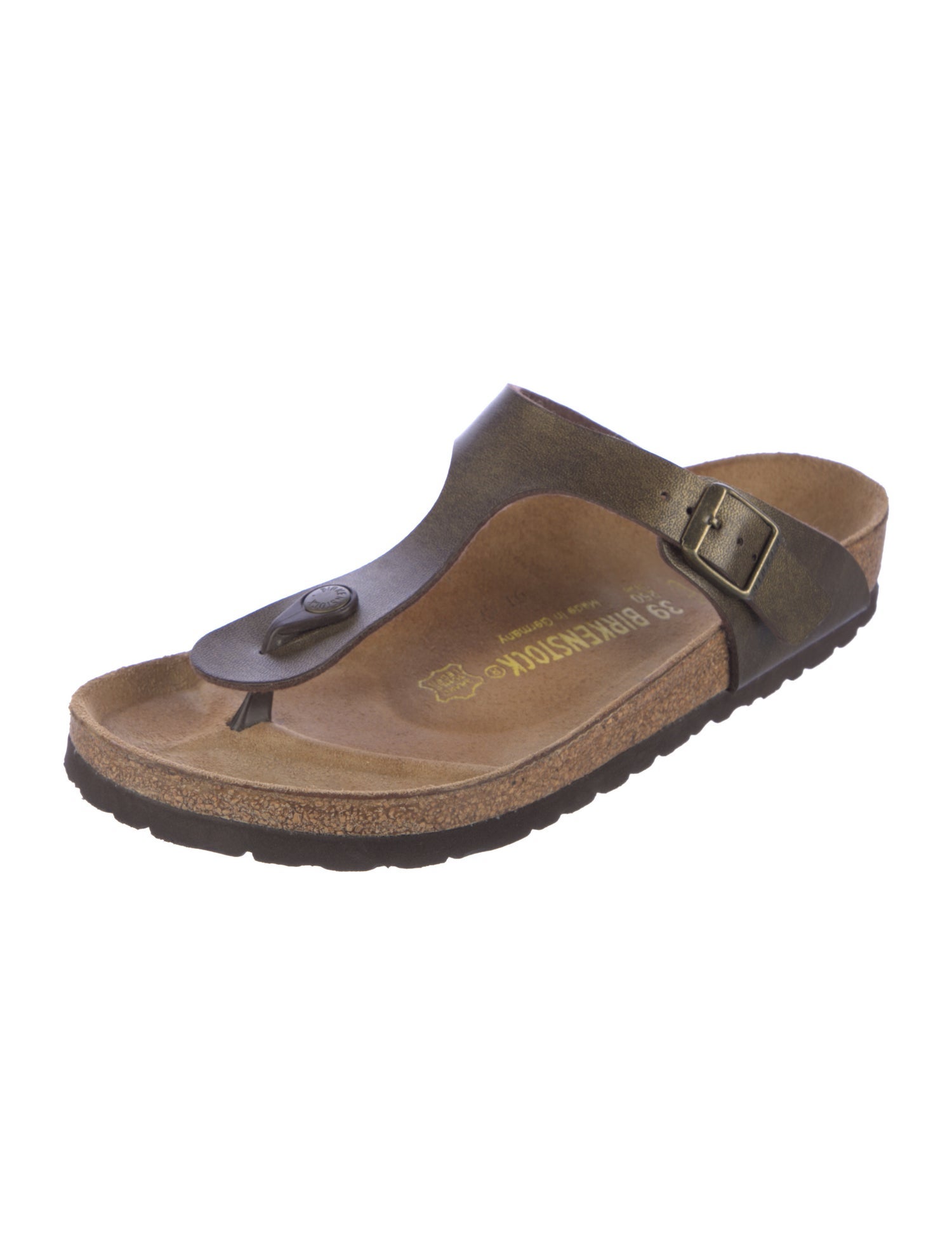 Birkenstock Leather T-Strap Sandals