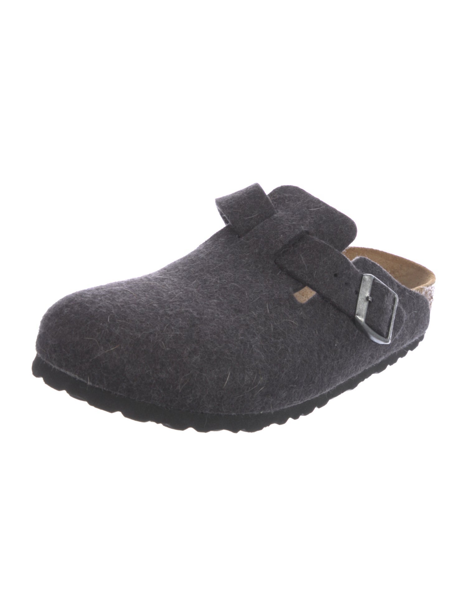 Birkenstock Wool Colorblock Pattern Mules