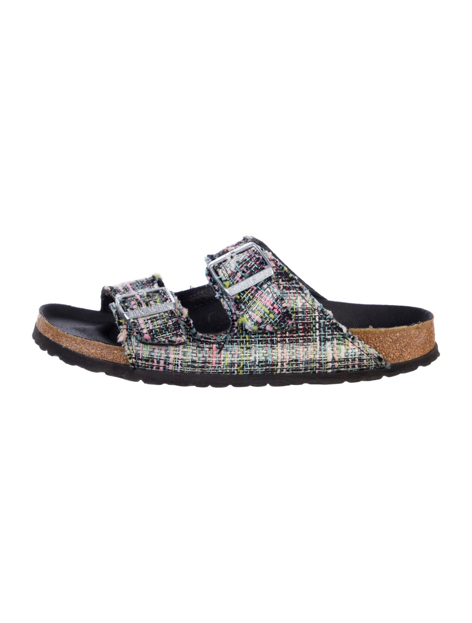 Birkenstock Tweed Pattern Slides