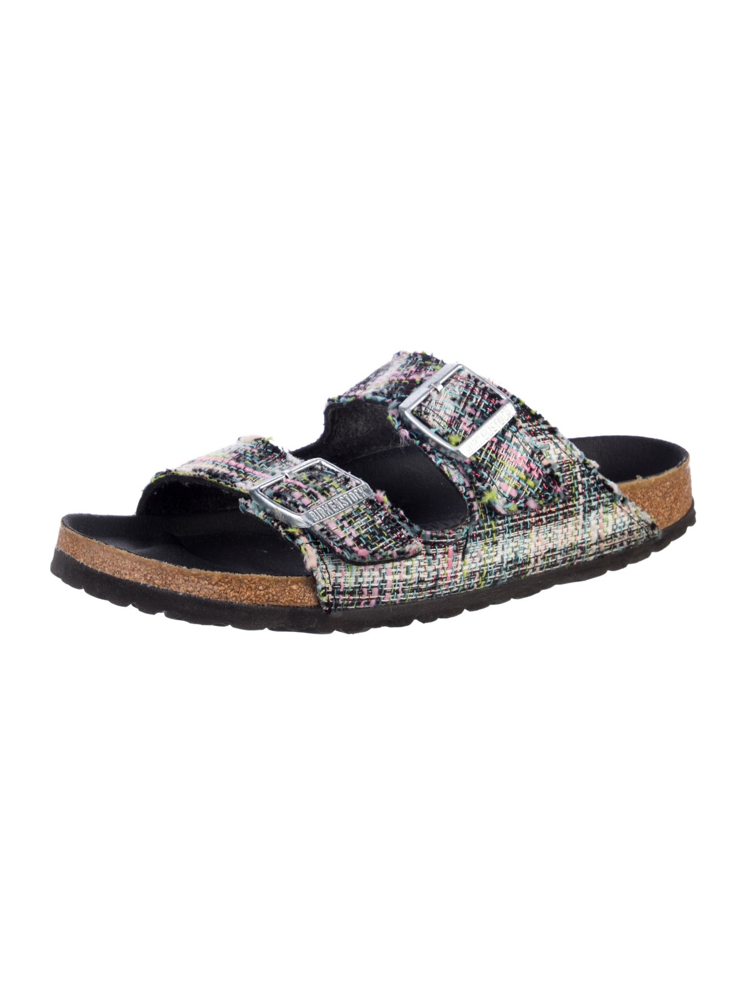 Birkenstock Tweed Pattern Slides