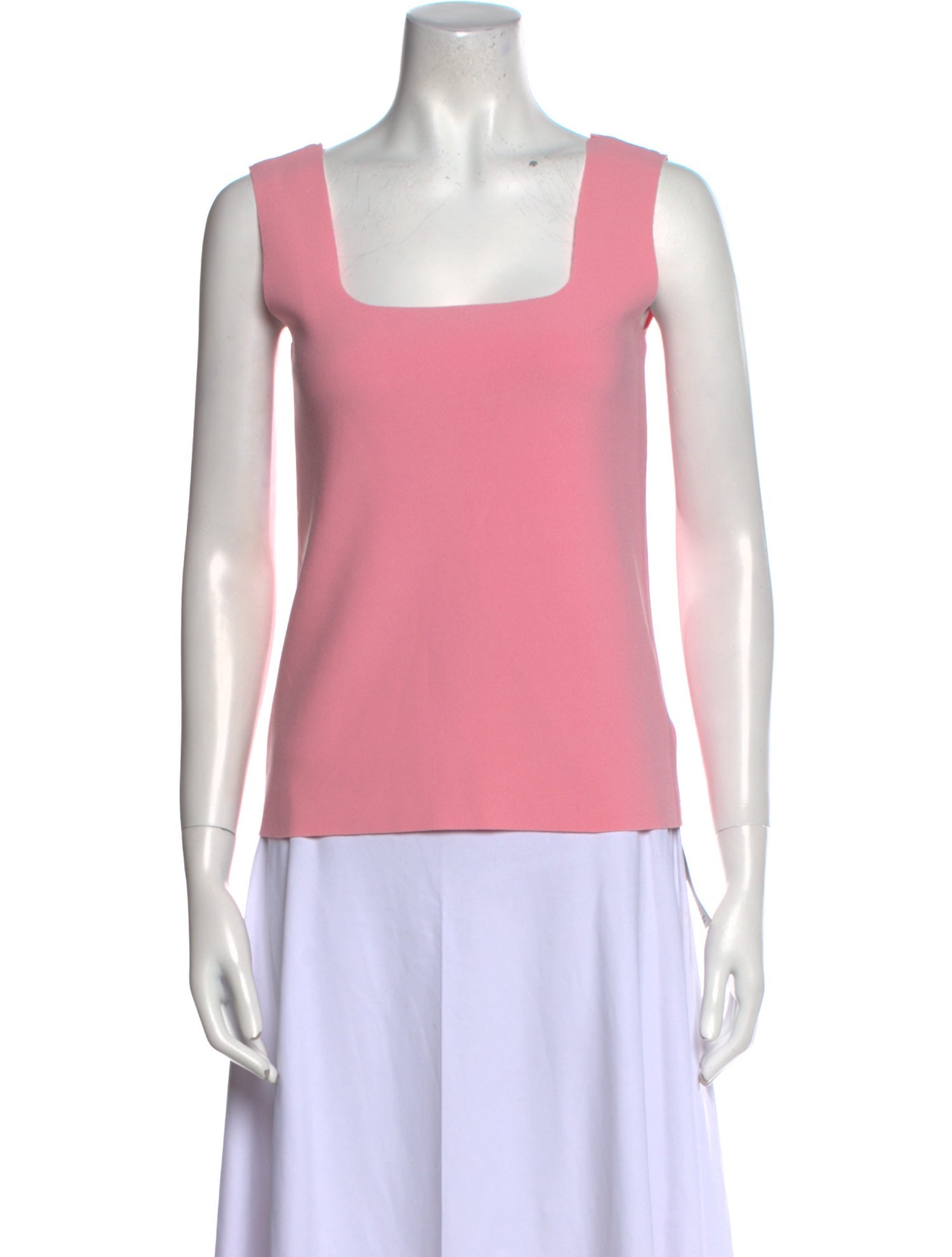 BIRROT Square Neckline Sleeveless Top