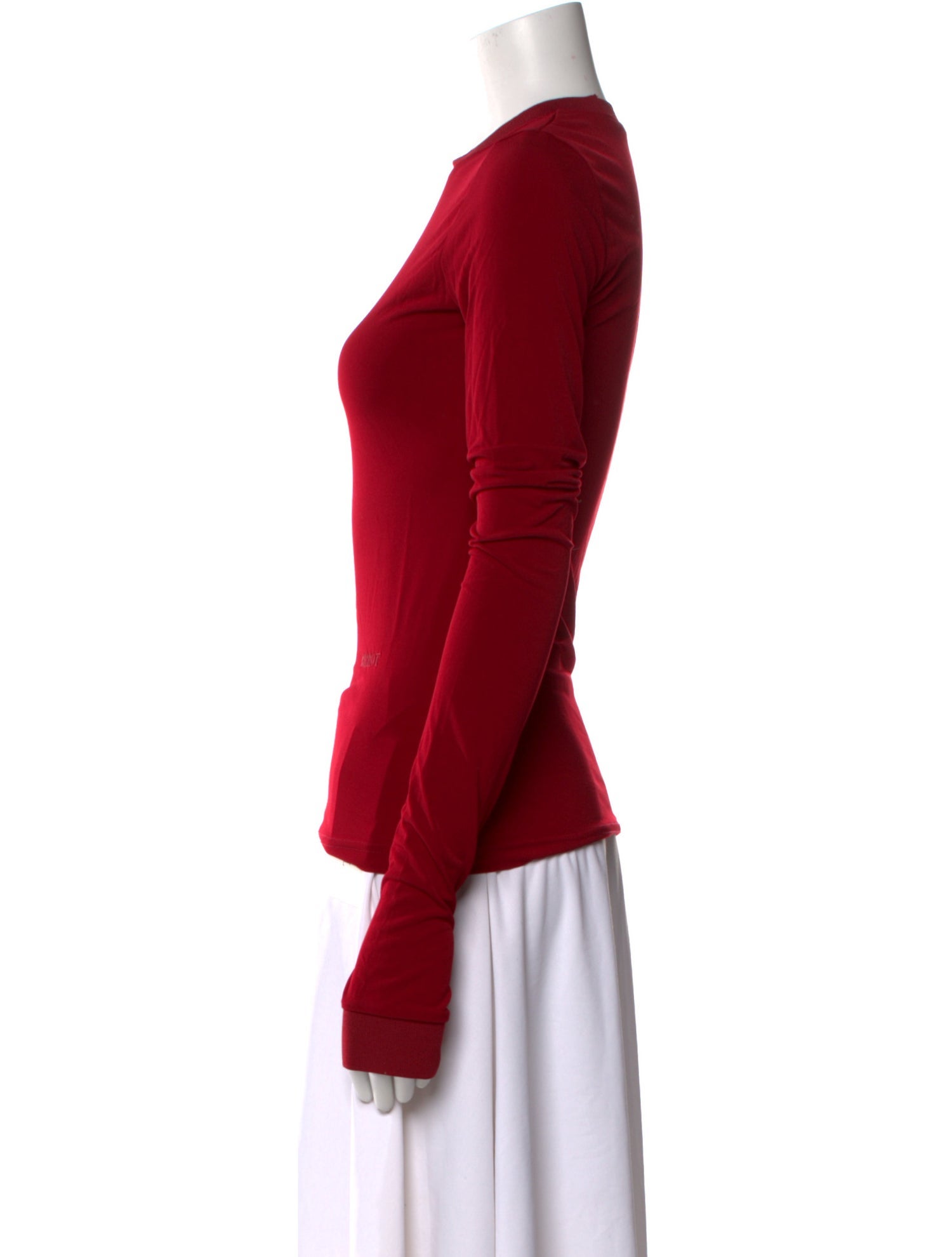 BIRROT Crew Neck Long Sleeve Top