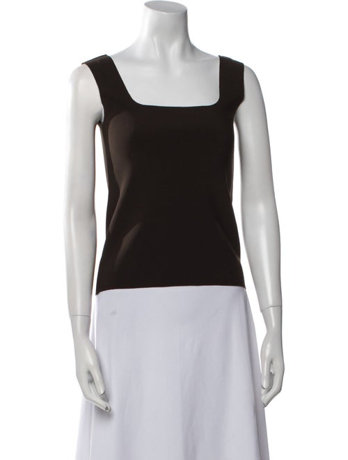 BIRROT Square Neckline Sleeveless Top