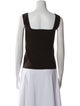 BIRROT Square Neckline Sleeveless Top