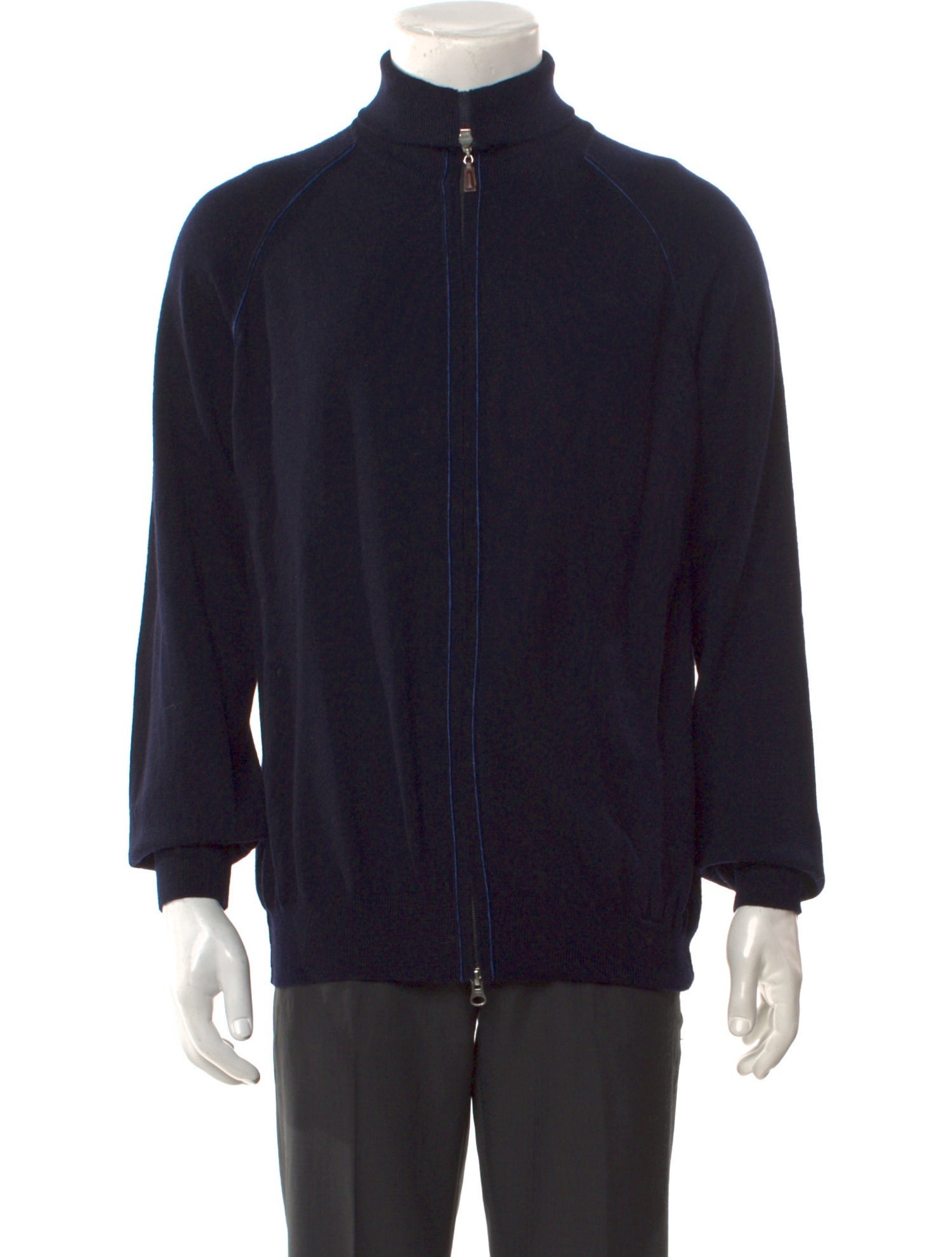 Burdi Virgin Wool Turtleneck Cardigan