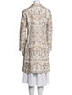 Biya Silk Printed Trench Coat