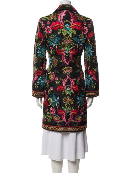 Biya Silk Paisley Print Coat