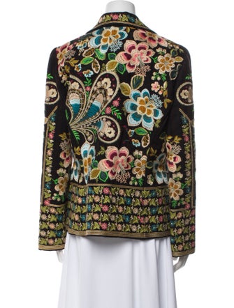 Biya Wool Printed Blazer