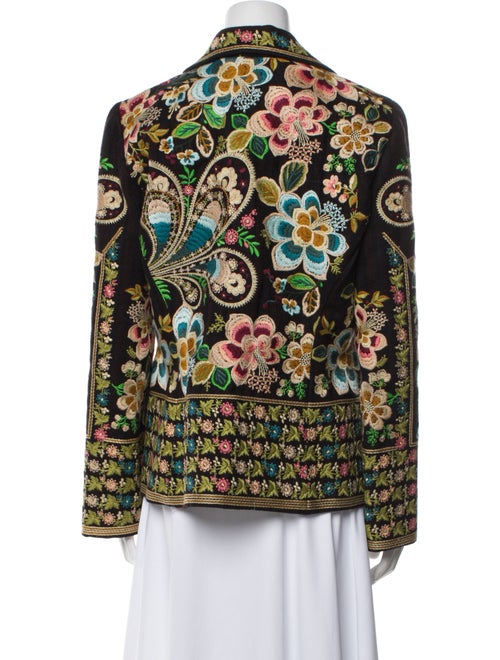 Biya Wool Printed Blazer