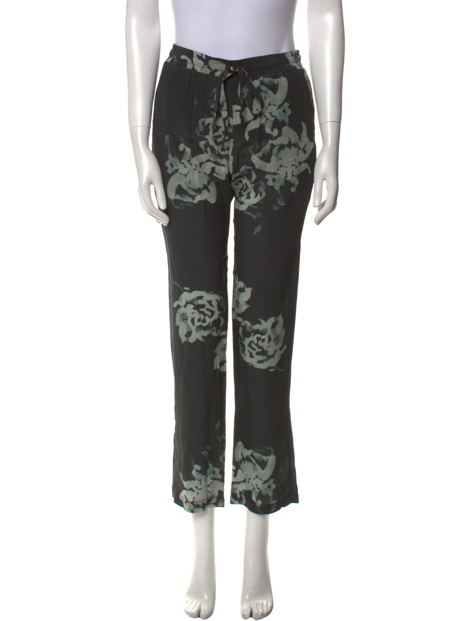 Biya Silk Straight Leg Pants