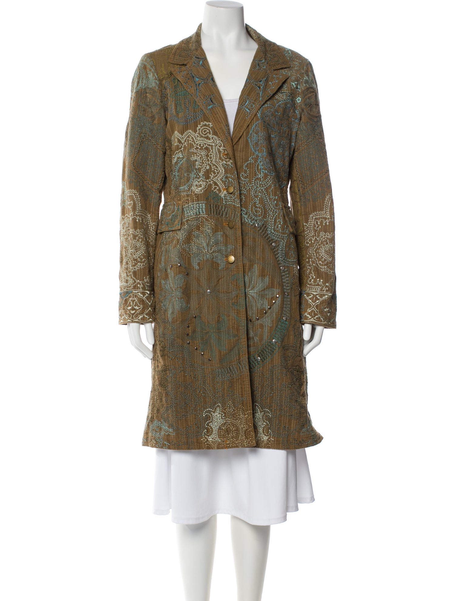 Biya Floral Print Coat