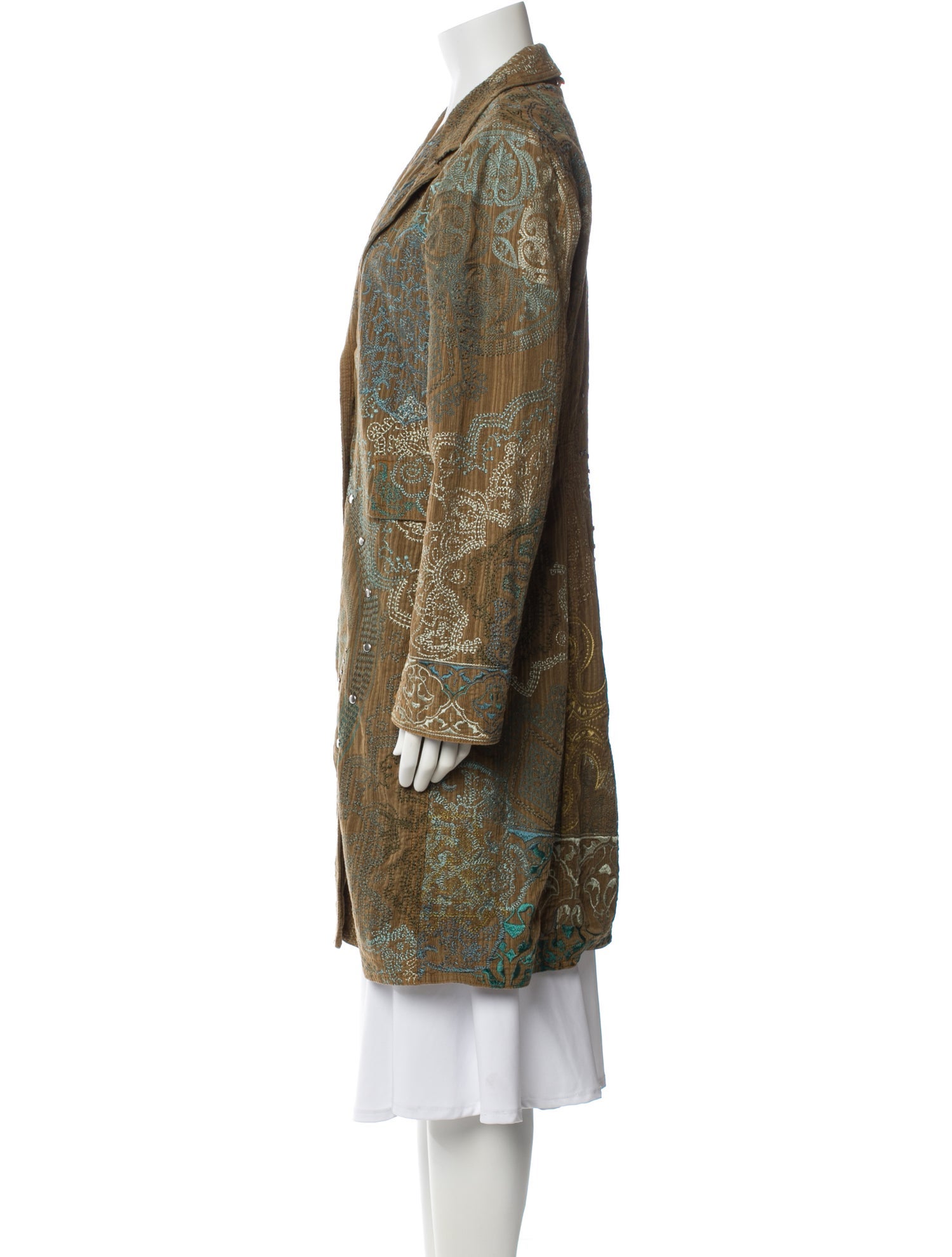 Biya Floral Print Coat