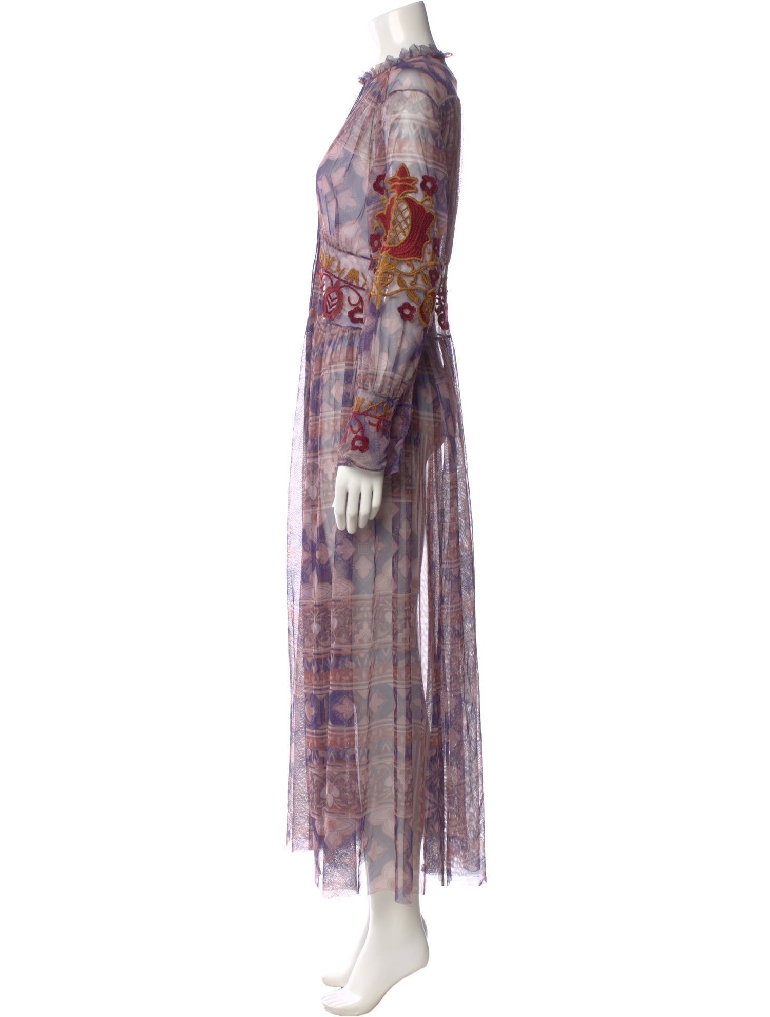 Biya Paisley Print Long Dress