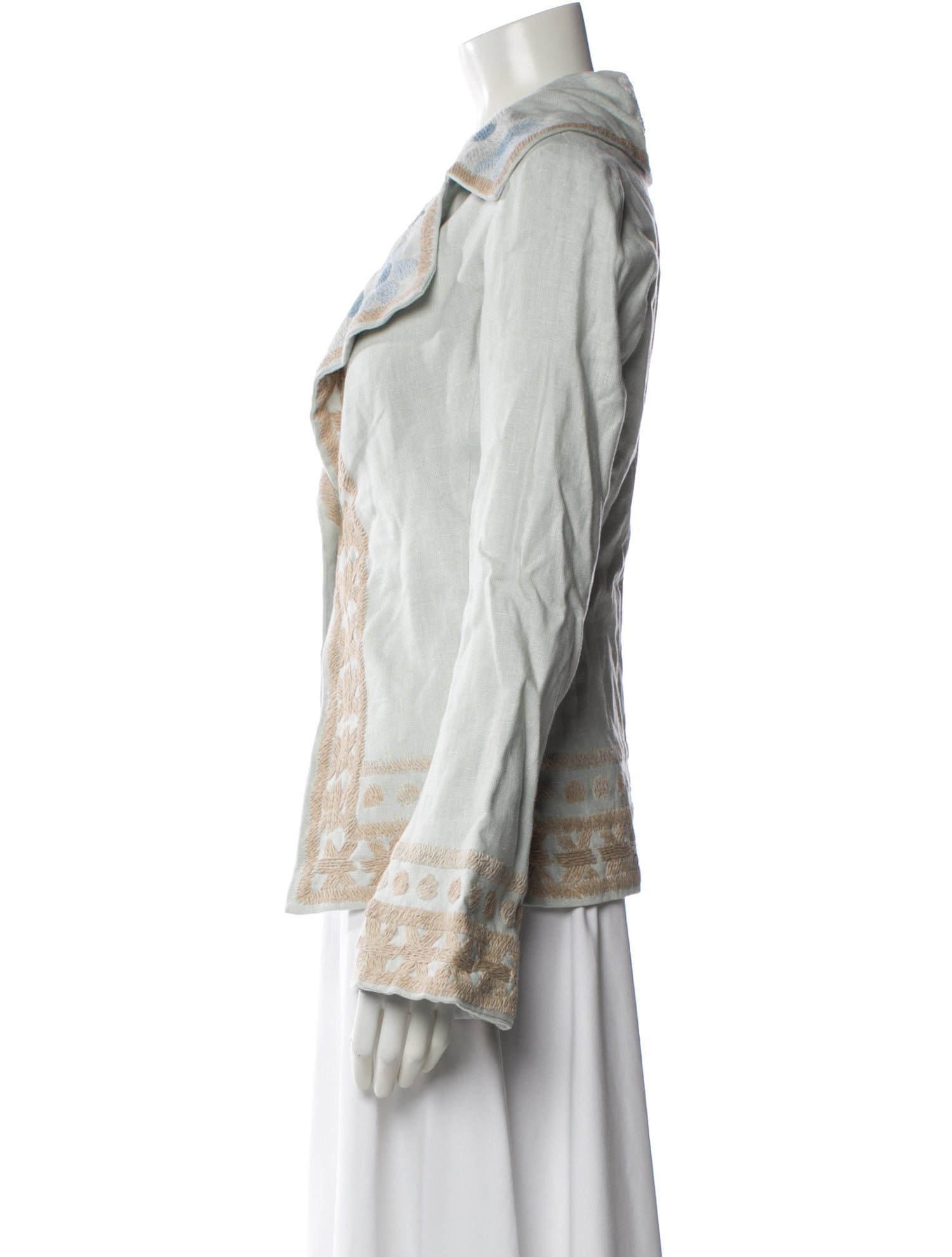 Biya Linen Floral Print Jacket