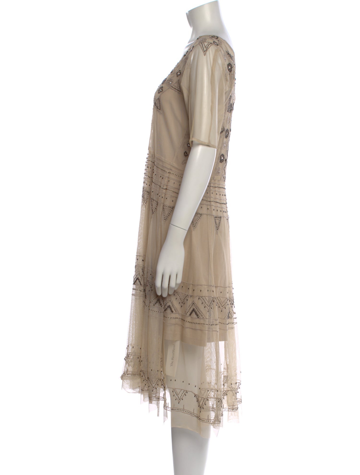 Biya Nylon Midi Length Dress