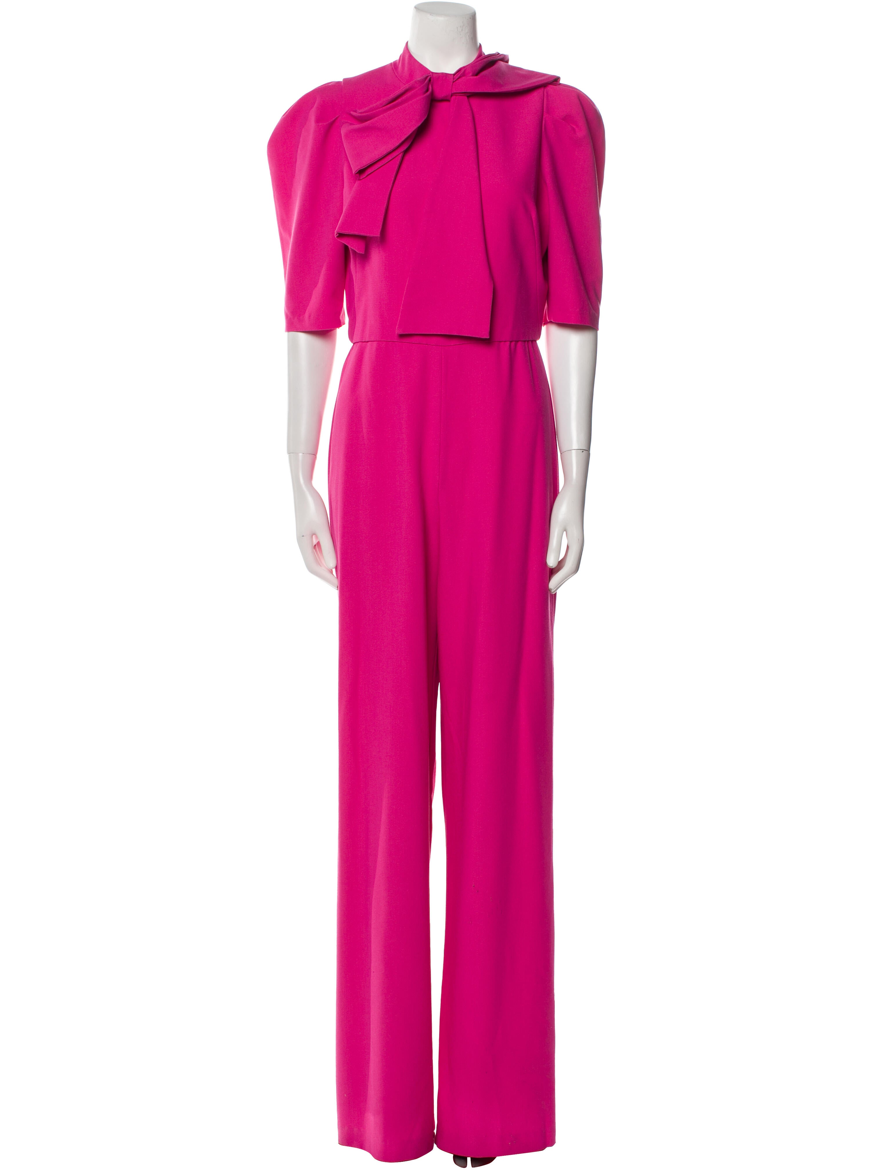 Black Halo Eve by Laurel Berman Crew Neck Jumpsuit