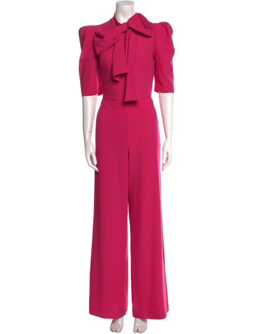 Black Halo Eve by Laurel Berman Tie Neck Jumpsuit