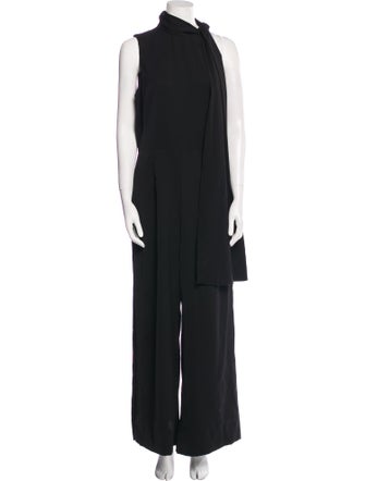 Black Halo Eve by Laurel Berman Mock Neck Jumpsuit